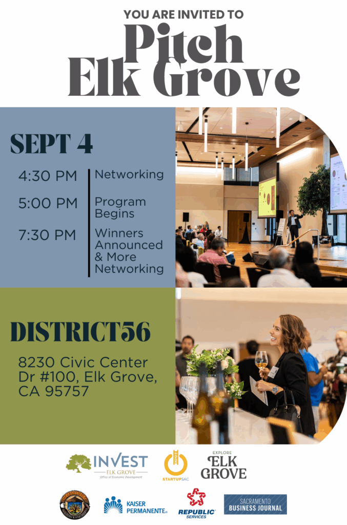 You invited to pitch elk grove